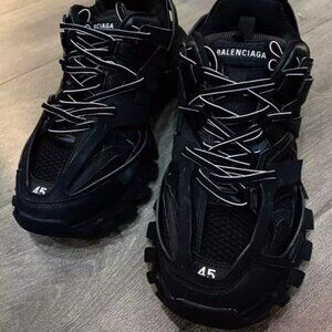 Balenciaga Paris Streetwear Black Warrior Running and Leisure Shoes Dad Shoes